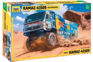 Model Kit trucku 3657 - Kamaz rallye truck (1:35)