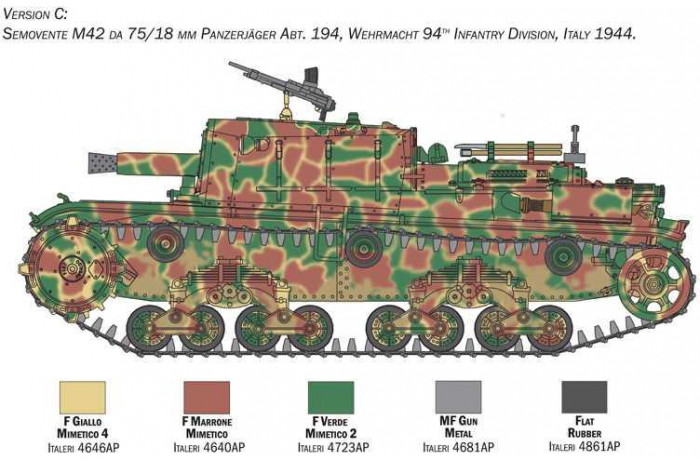 Model Kit military 6569 - Semovente M42 da 75/18 (1:35)