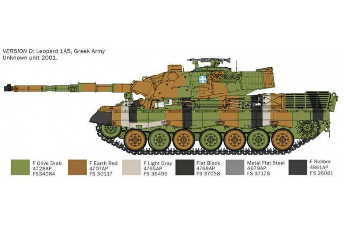 Model Kit tank 6481 - LEOPARD 1 A5 (1:35)