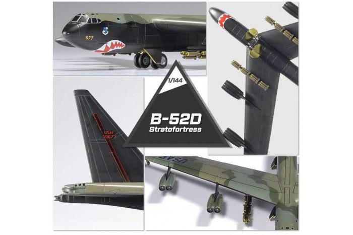 Model Kit letadlo 12632 - B-52D Stratofortress (1:144)