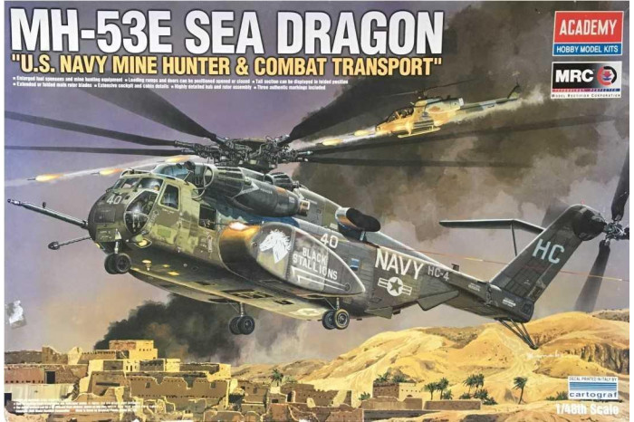 Model Kit vrtulník 12703 - MH-53E SEA DRAGON (1:48)