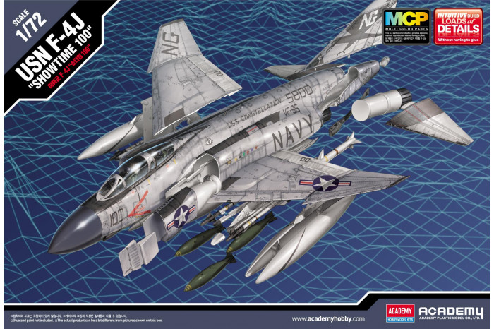 Model Kit letadlo 12515 - F-4J "SHOWTIME 100" MCP (1:72)