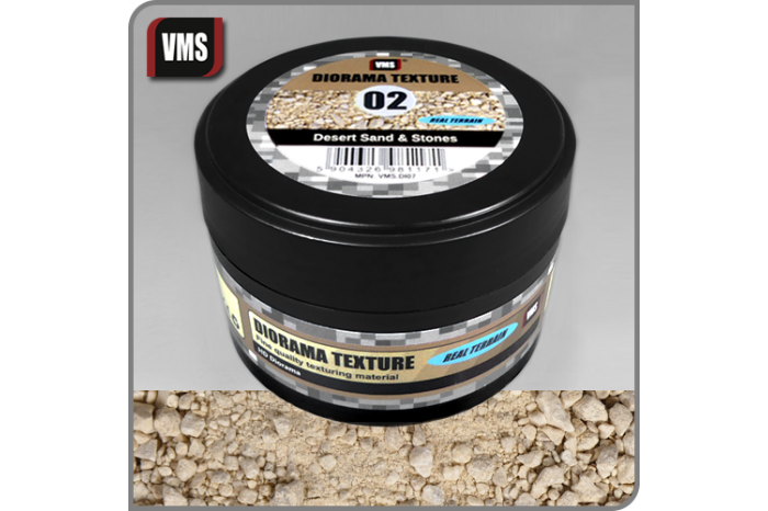 Diorama Texture 02 - Desert Sand & Stones - DI07
