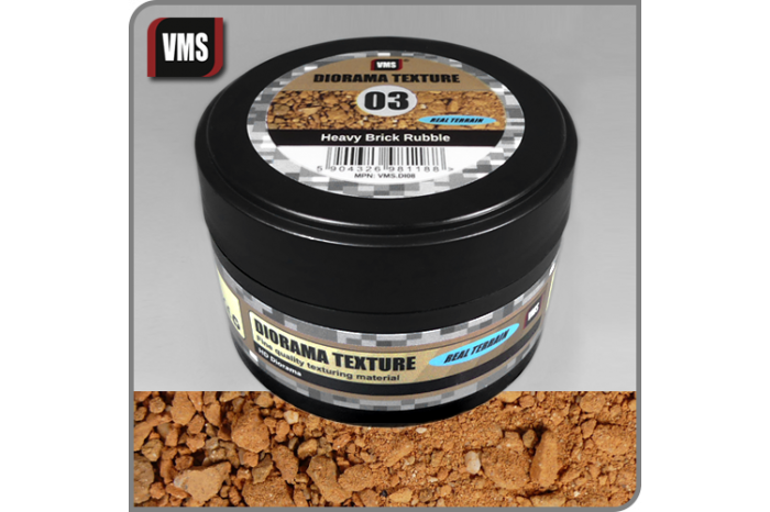 Diorama Texture 03 - Heavy Brick Rubble - DI08