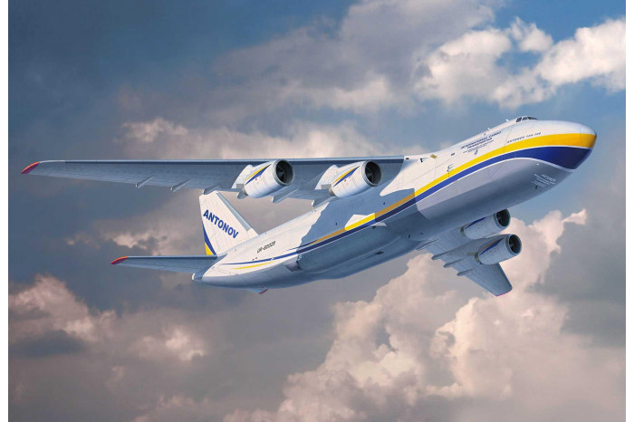 Plastic ModelKit letadlo 03807 - Antonov An-124 Ruslan (1:144)