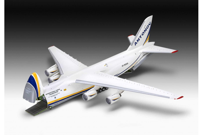 Plastic ModelKit letadlo 03807 - Antonov An-124 Ruslan (1:144)