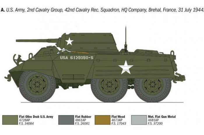 Model Kit military 6364 - M-8 Greyhound (1:35)