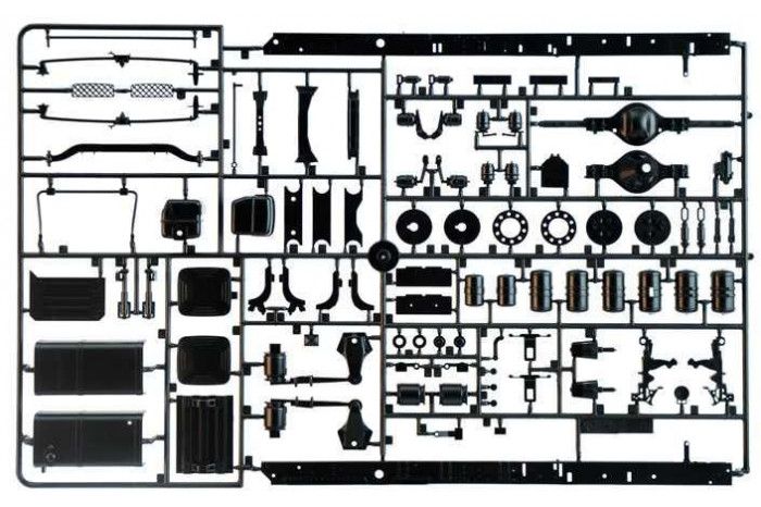 Model Kit truck 3965 - Scania S770 V8 "White Cab" (1:35)