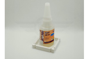 Modular CA glue bottle holder - oval shape