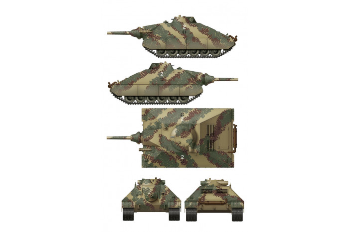 Schwerer kleiner Panzerkampfwagen German Heavy Tank Project 1944 (2 in 1) (1:35) - 35019