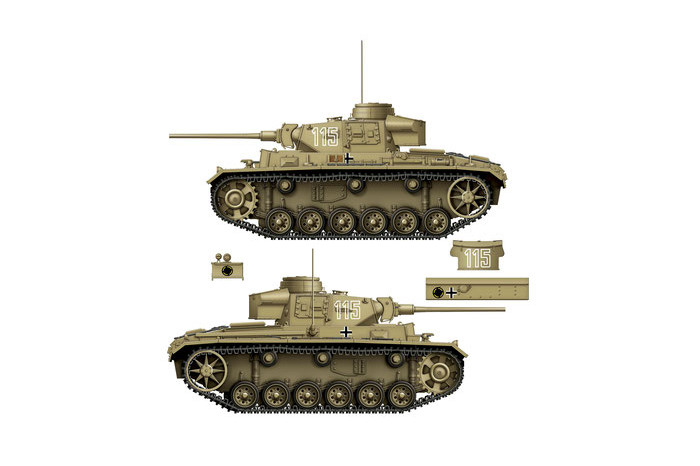 Panzer III Ausf. J (3 in 1) (1:16) - 16002