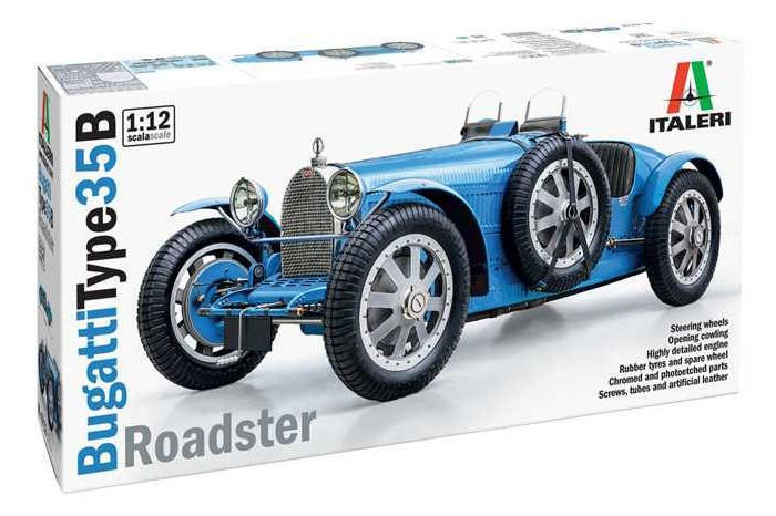 Model Kit auto 4713 - Bugatti 35 B Roadster (1:12)