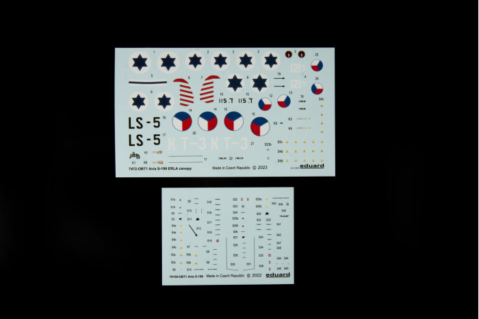 Avia S-199 ERLA canopy (1:72) - 7472