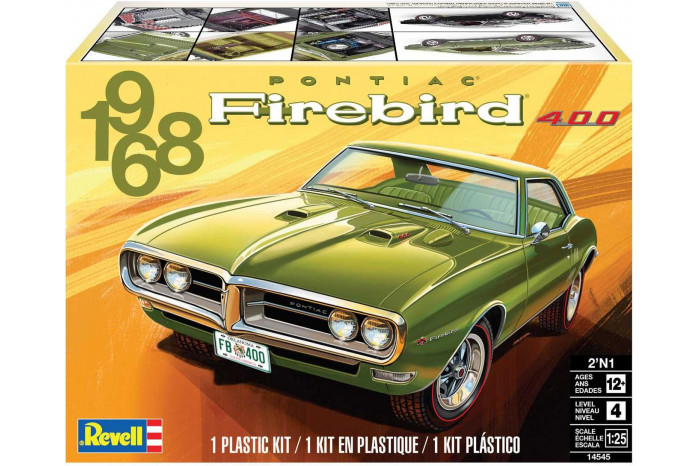 Plastic ModelKit MONOGRAM auto 4545 - 68 Firebird (1:25)