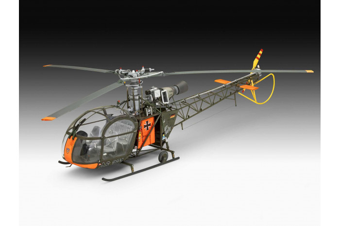 Plastic ModelKit vrtulník 03804 - Alouette II (1:32)