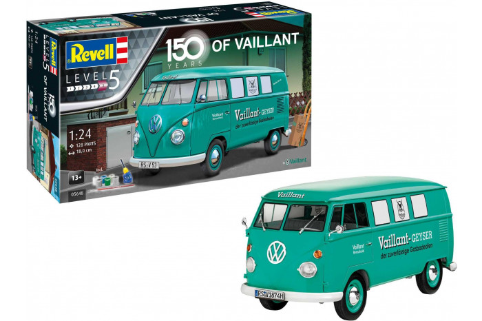 Gift-Set auto 05648 - 150 Years of Vaillant (VW T1 Bus) (1:24)