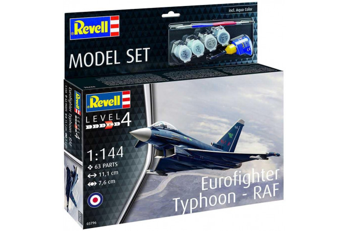 ModelSet letadlo 63796 - Eurofighter Typhoon - RAF (1:144)