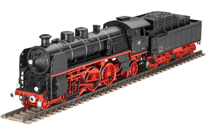 Plastic ModelKit lokomotiva 02168 - Express locomotive S3/6 BR18(5) with Tender 2‘2’T (1:87)