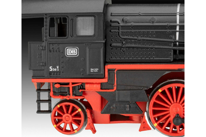 Plastic ModelKit lokomotiva 02168 - Express locomotive S3/6 BR18(5) with Tender 2‘2’T (1:87)