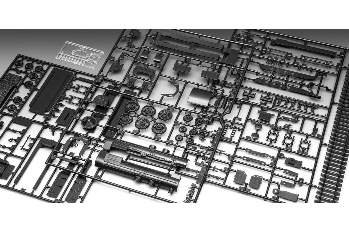 Plastic ModelKit lokomotiva 02168 - Express locomotive S3/6 BR18(5) with Tender 2‘2’T (1:87)
