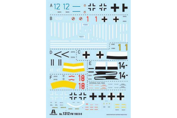 Model Kit letadlo 1312 - FOCKE WULF FW-190 D-9 (1:72)