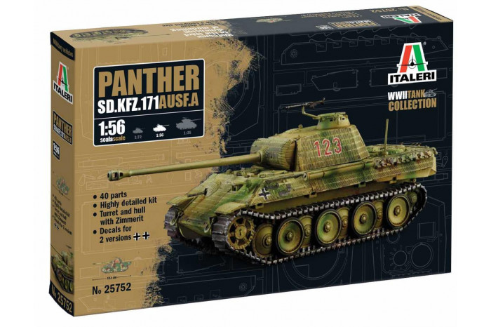 Model Kit tank 25752 - Sd. Kfz. 171 Panther Ausf. A (1:56)