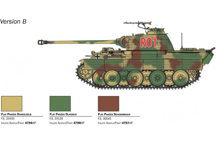 Model Kit tank 25752 - Sd. Kfz. 171 Panther Ausf. A (1:56)