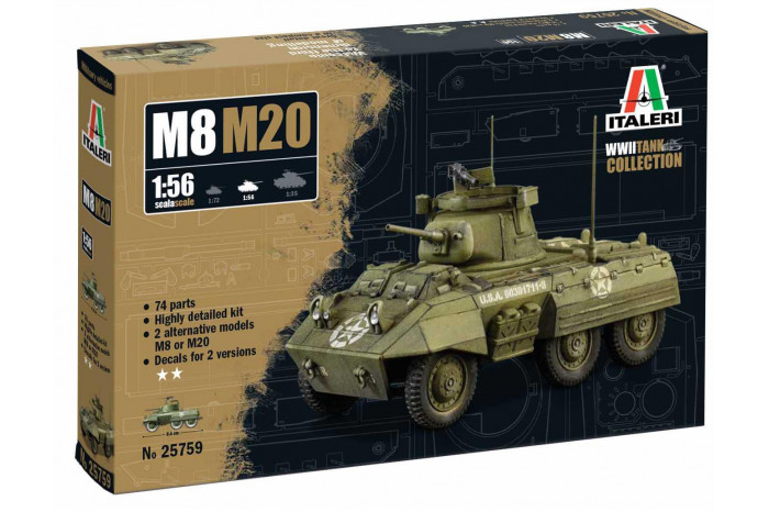 Model Kit military 25759 - M8/M20 (1:56)
