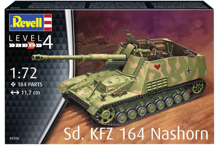 Plastic ModelKit military 03358 - Sd.Kfz. 164 Nashorn (1:72)