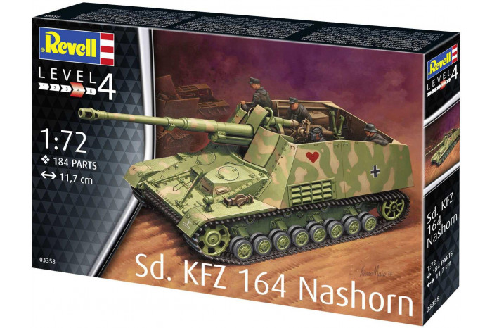 Plastic ModelKit military 03358 - Sd.Kfz. 164 Nashorn (1:72)