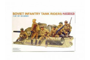 Model Kit figurky 6197 - SOVIET INFANTRY TANK RIDERS (1:35)