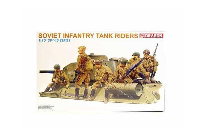 Model Kit figurky 6197 - SOVIET INFANTRY TANK RIDERS (1:35)
