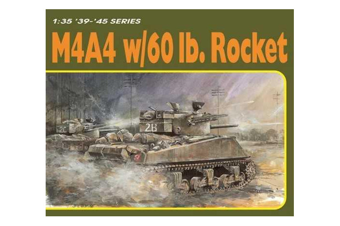Model Kit tank 6405 - M4A4 w/60lb ROCKET (1:35)