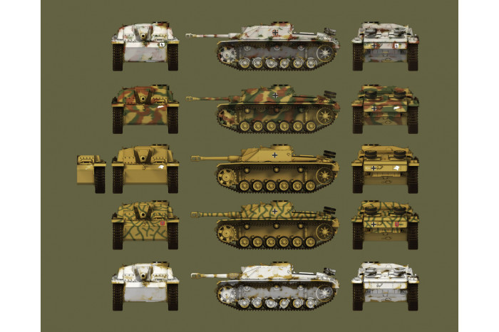 Sturmgeschütz III Ausf.G/Sturmhaubitze 42 w/Zimmerit (1:35) - 35021