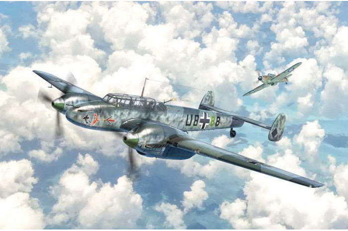 Model Kit letadlo 0049 - Bf-110 C3/C4 Zerstörer (1:72)