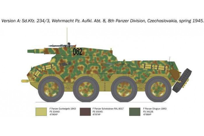 Model Kit military 6756 - Sd. Kfz. 234/3 (1:35)