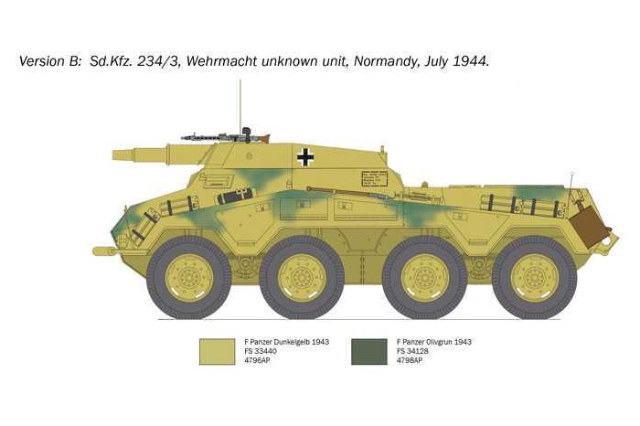 Model Kit military 6756 - Sd. Kfz. 234/3 (1:35)