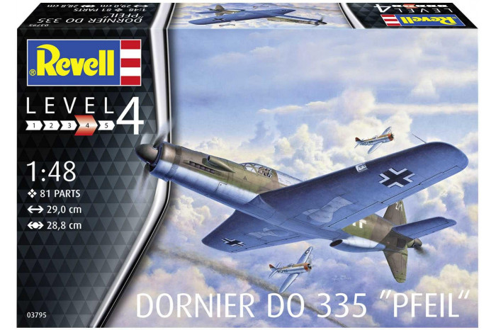 Plastic ModelKit letadlo 03795 - Do335 Pfeil (1:48)