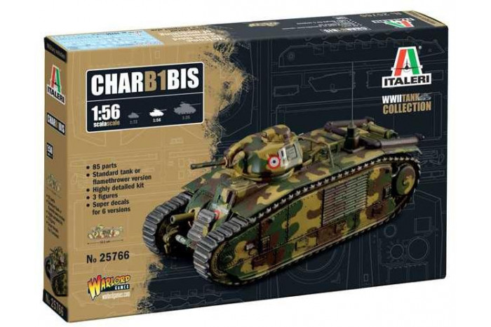 Model Kit tank 25766 - Char B1 Bis (1:56)