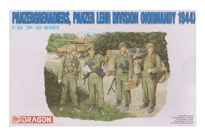 Model Kit figurky 6111 - PANZERGRENADIES, PANZER LEHR DIV (1:35)