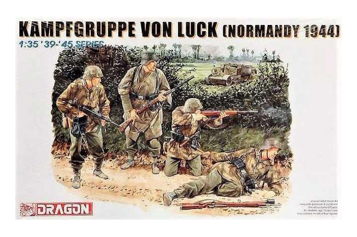 Model Kit figurky 6155 - KAMPFGRUPPE VON LUCK (1:35)