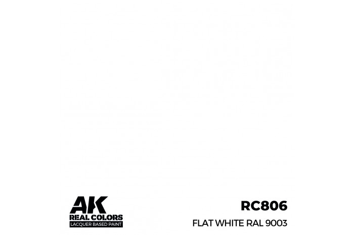 Flat White RAL 9003 - RC806