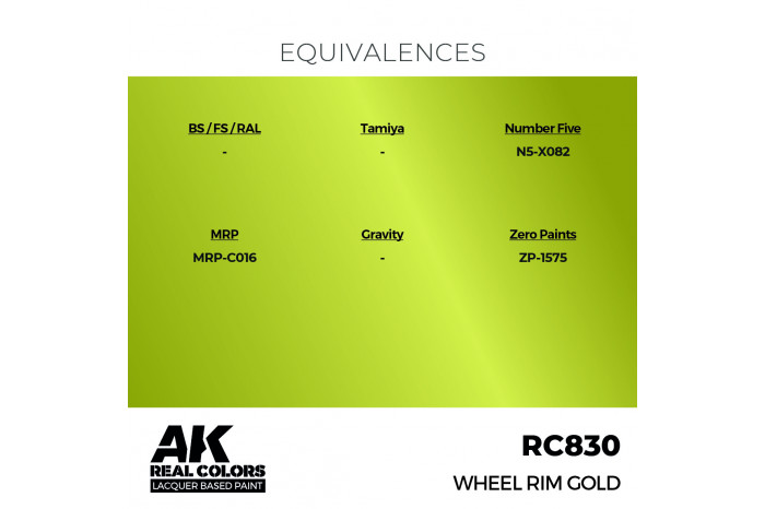 Wheel Rim Gold - RC830