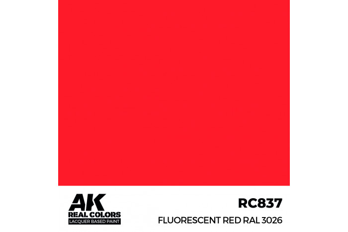 Fluorescent Red RAL 3026 - RC837