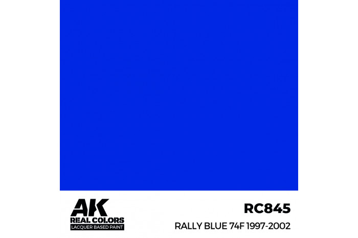 Rally Blue 74F 1997-2002 - RC845