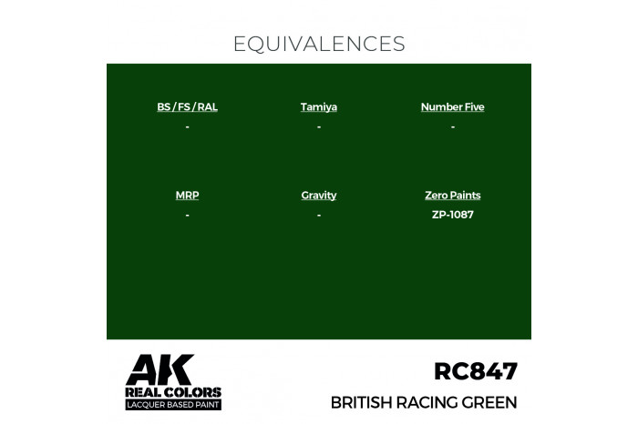 British Racing Green - RC847