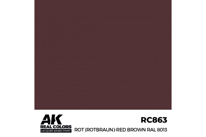 Rot (Rotbraun)-Red Brown RAL 8013 - RC863