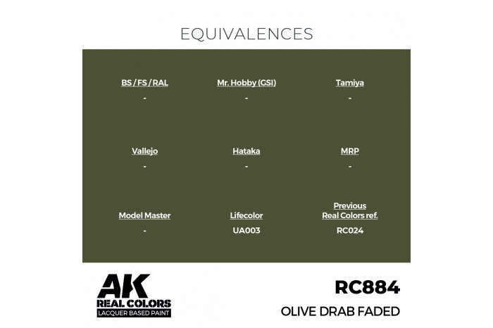 Olive Drab Faded - RC884