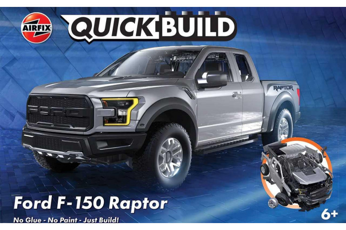 Quick Build auto J6053 - Ford F-150 Raptor - Grey