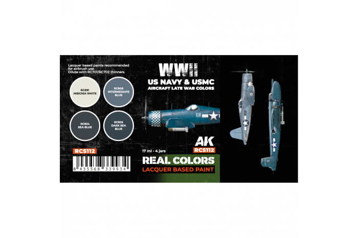 WWII US Navy & USMC Aircraft Late War Colors SET - RCS112